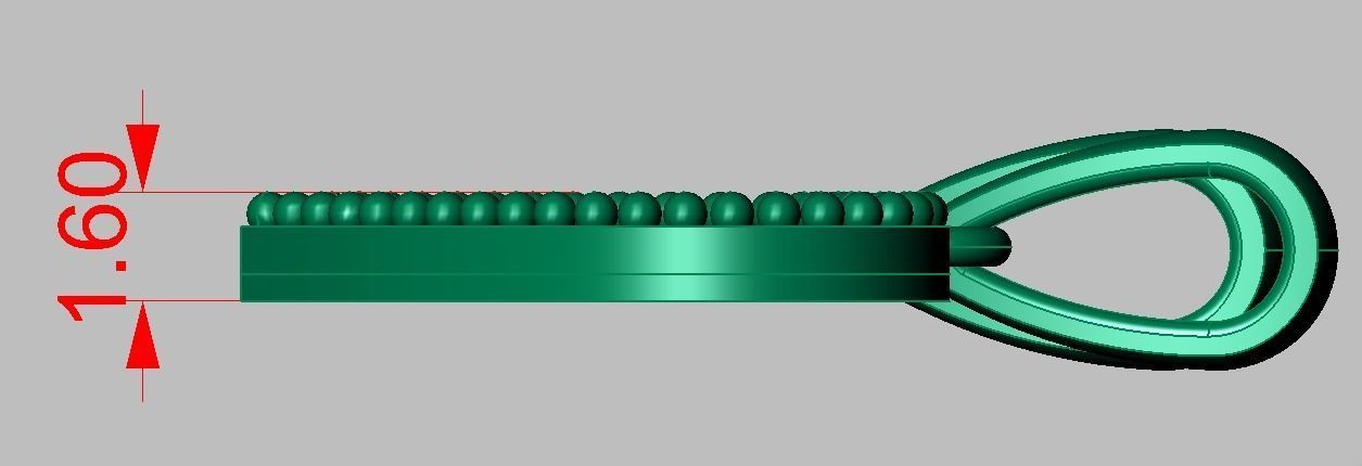 Pendant 3D model 0059 printable model14 3D print model_13