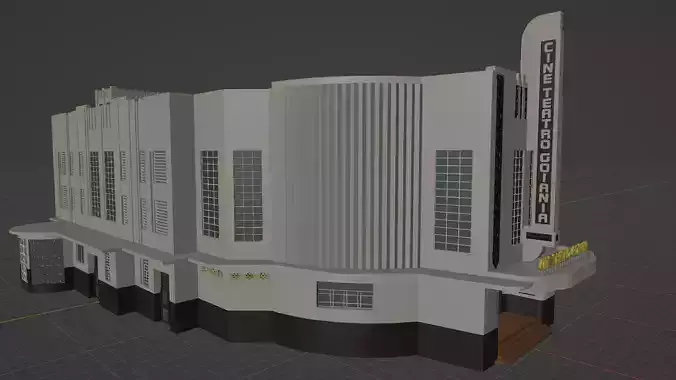 Teatro Goiania - The Municipal Theatre in Goiania Goias Brazil