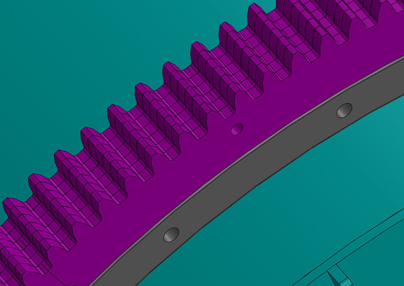 DECORATIVE STONE ROUNDING MILL ELECTRIC MOTOR AND REDUCER 3D model_16