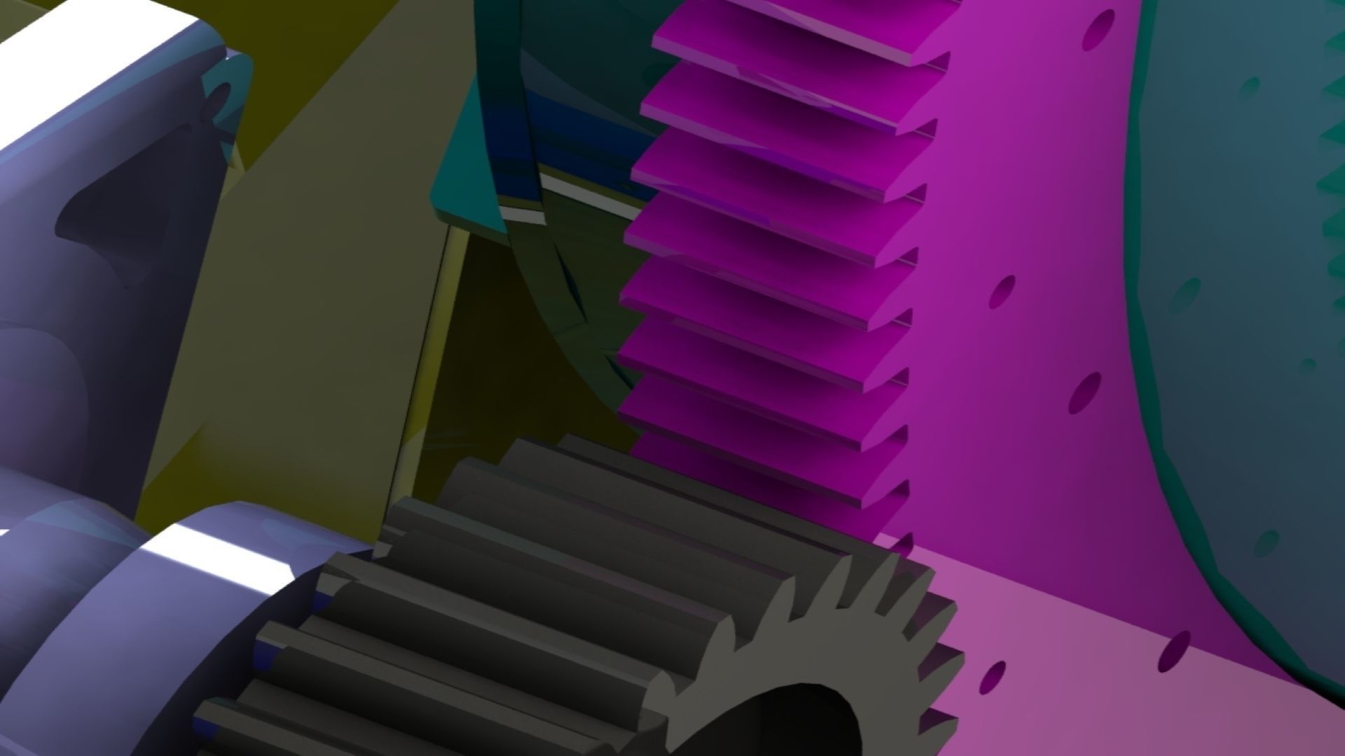 DECORATIVE STONE ROUNDING MILL ELECTRIC MOTOR AND REDUCER 3D model_9