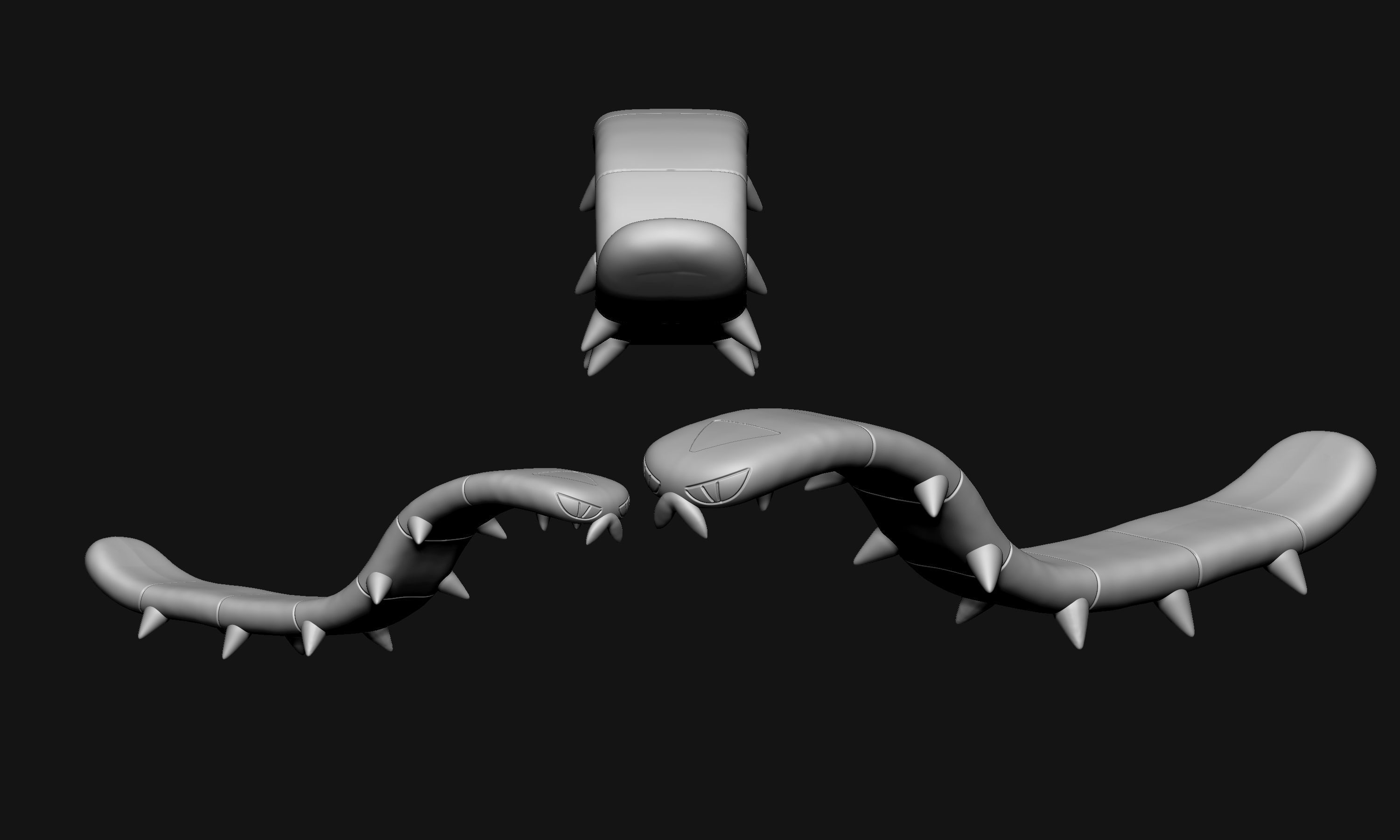 Pokemon - Sizzlipede 3D print model_7