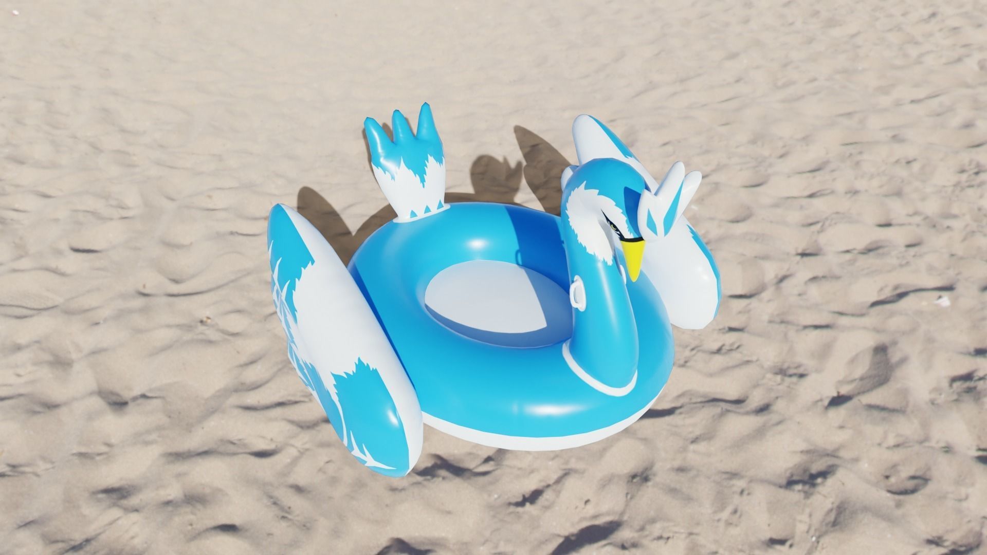 CryoPhoenix Inflatable Toy Low-poly 3D model_6