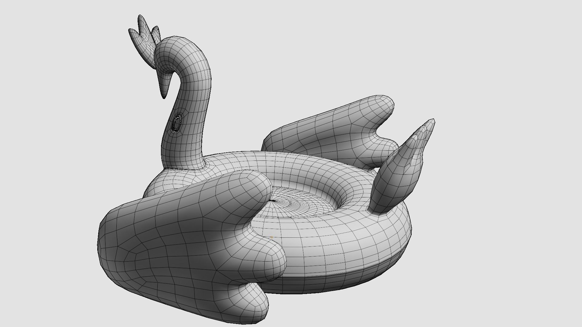 CryoPhoenix Inflatable Toy Low-poly 3D model_9