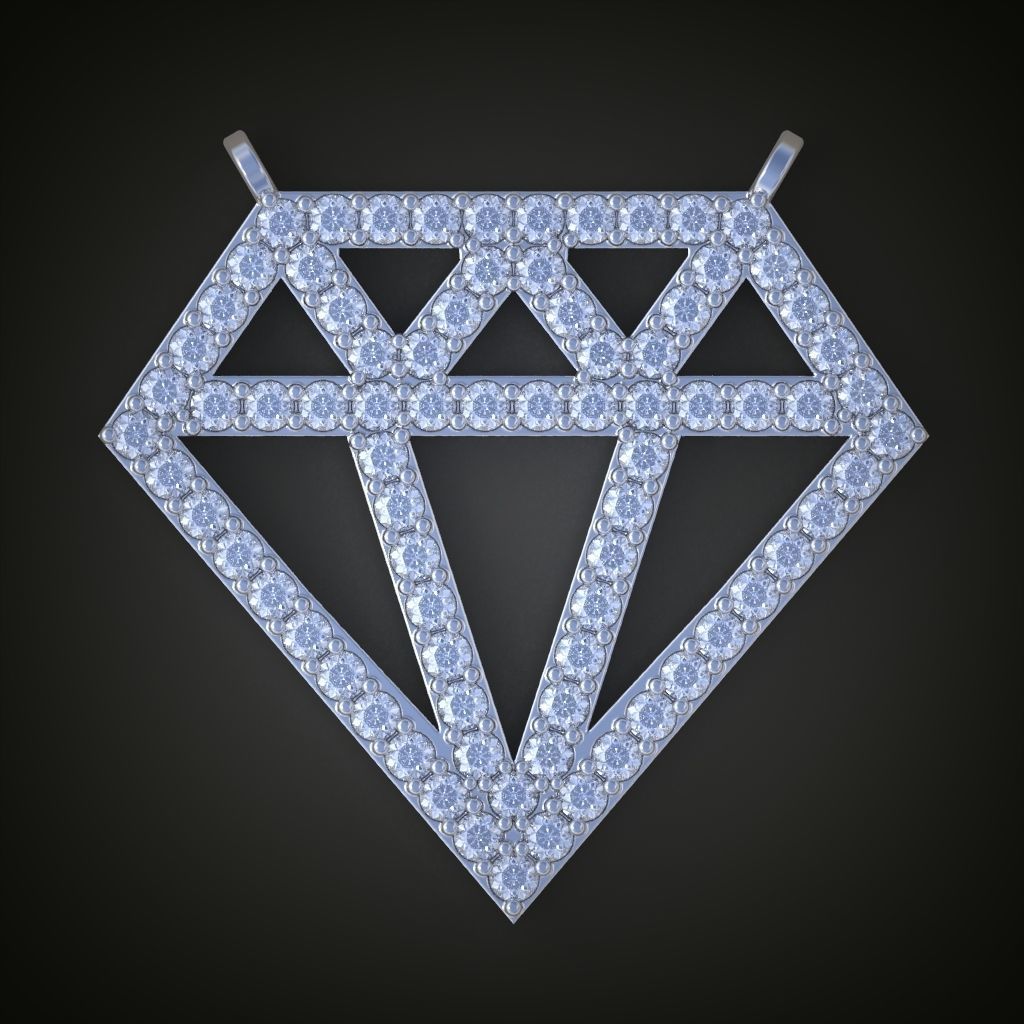 My Exclusive Pendant  3D 0070 printable model 3D print model_5