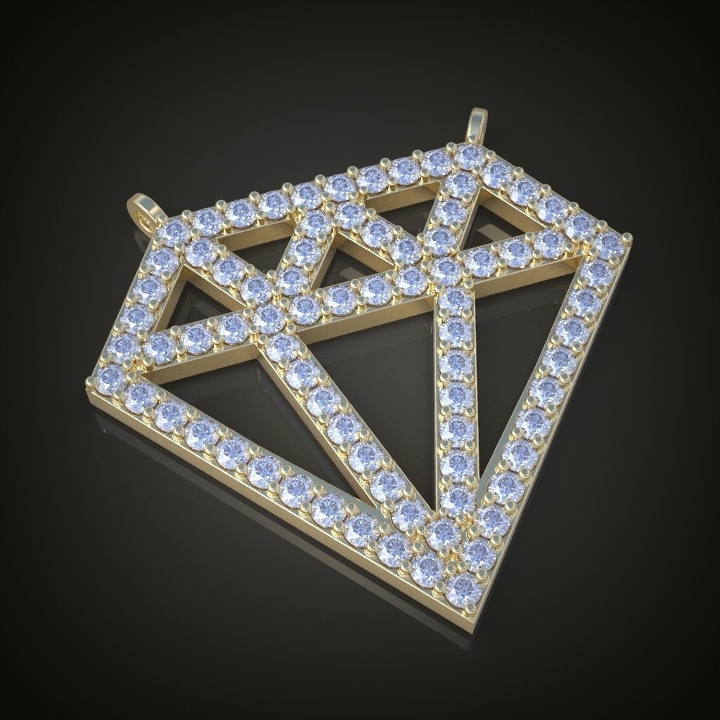 My Exclusive Pendant  3D 0070 printable model 3D print model_2