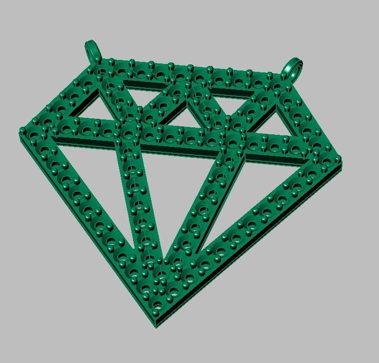My Exclusive Pendant  3D 0070 printable model 3D print model_12