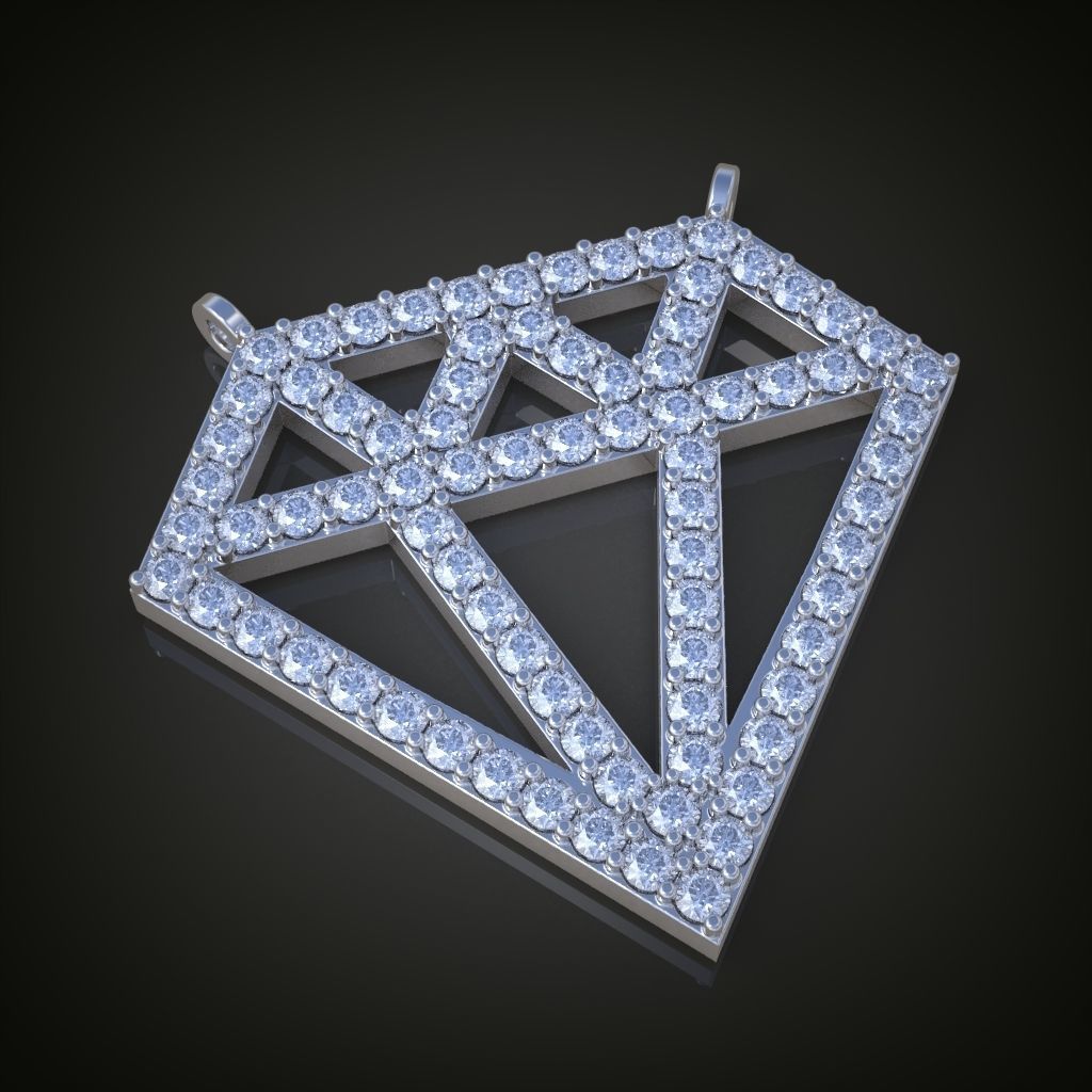 My Exclusive Pendant  3D 0070 printable model 3D print model_3