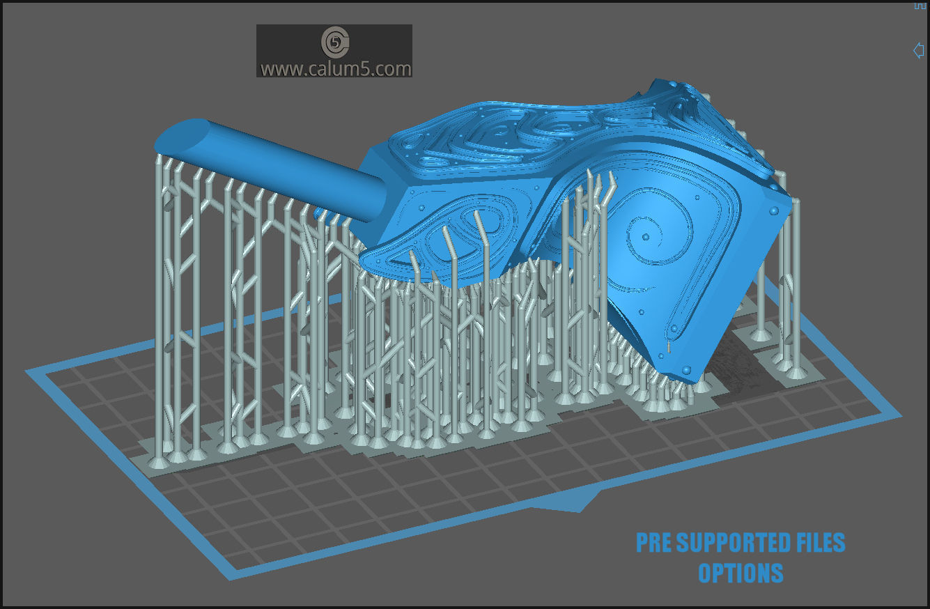 Elvden bust  3D print model_3
