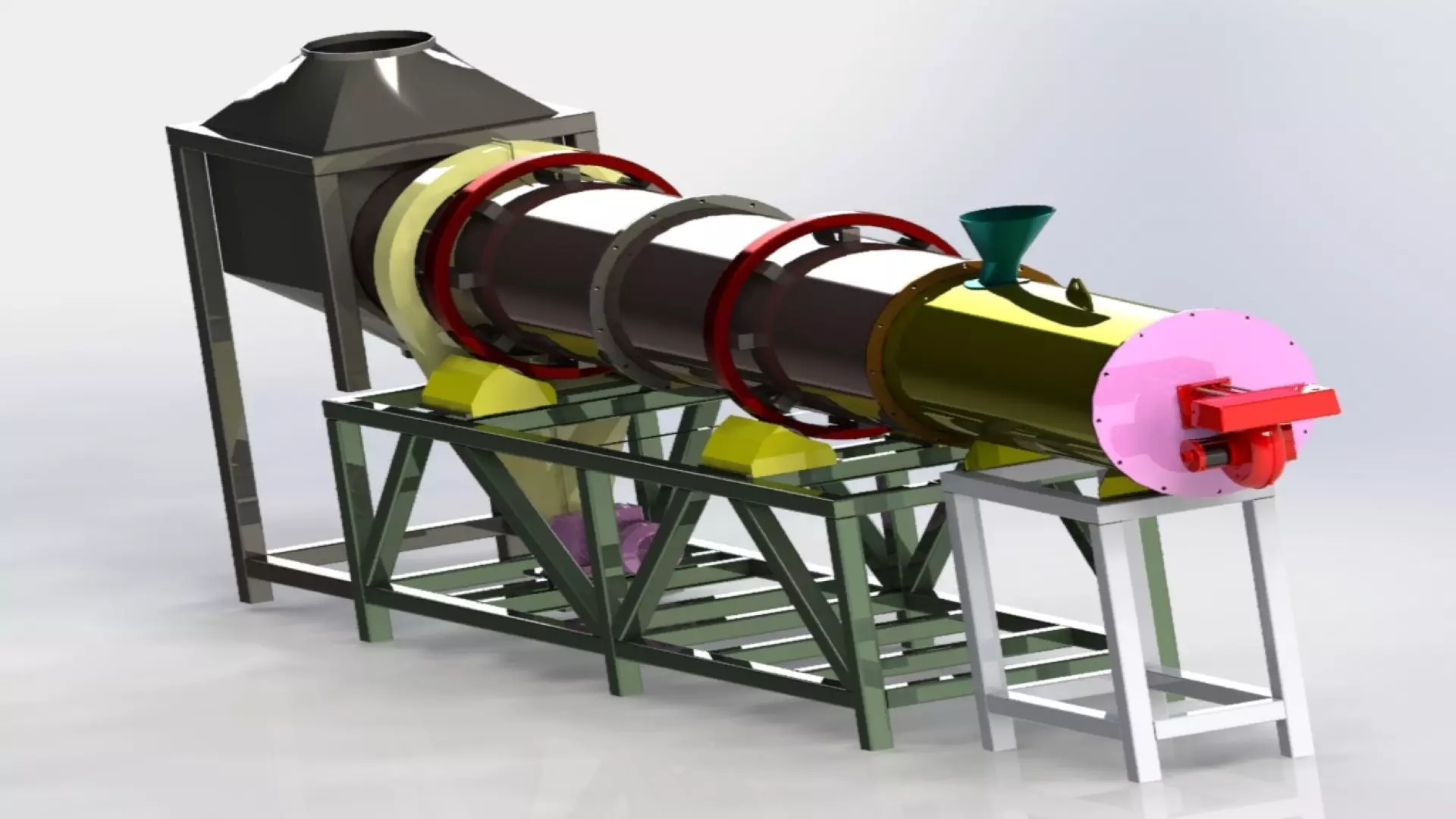 vermiculite blast furnace and heat generator 3D model