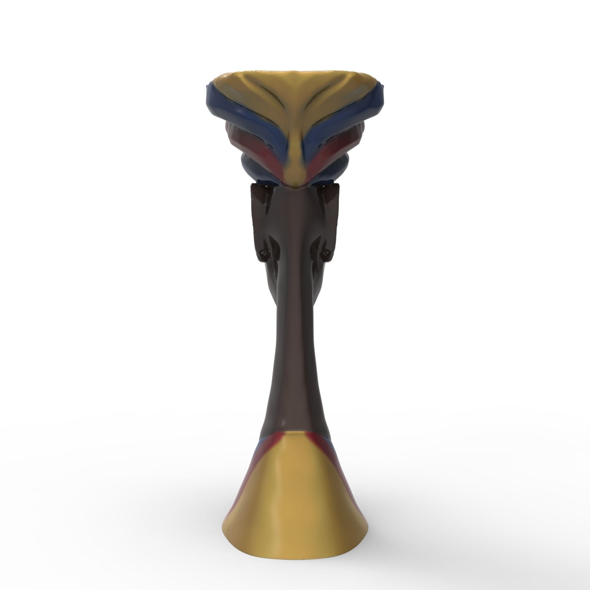 African Woman - Palenquera de Cartagena - STL for 3D printing 3D print model_2