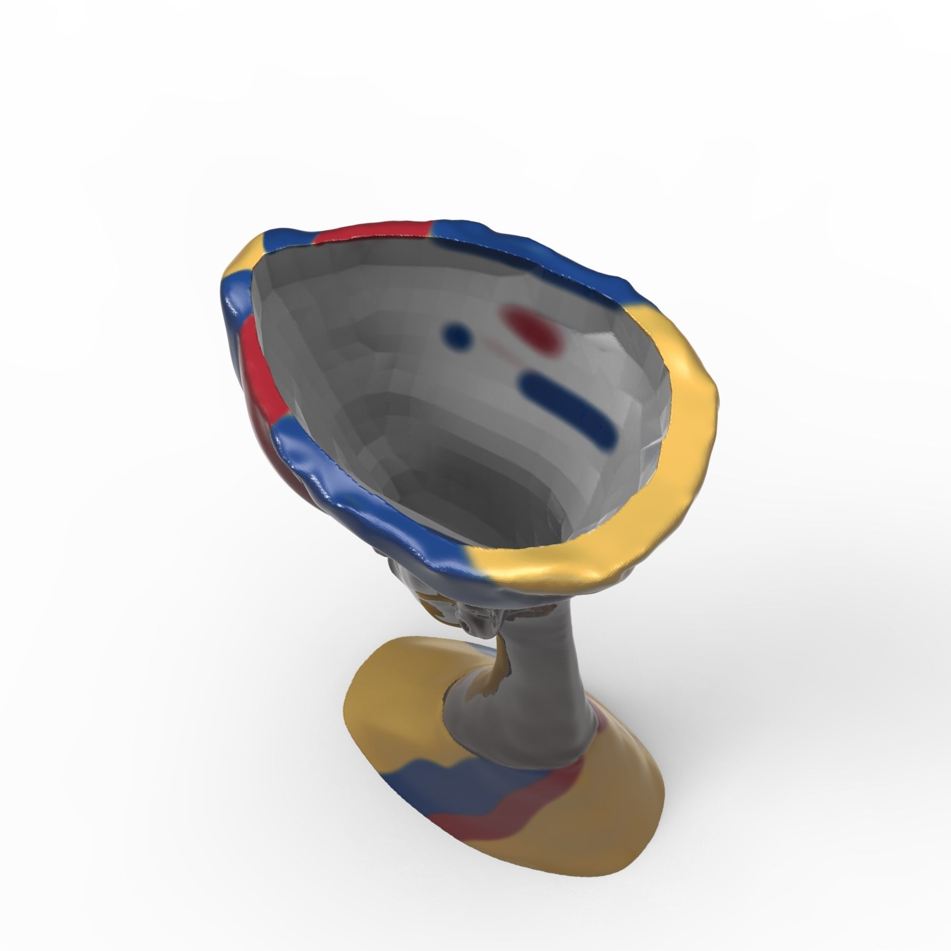 African Woman - Palenquera de Cartagena - STL for 3D printing 3D print model_5