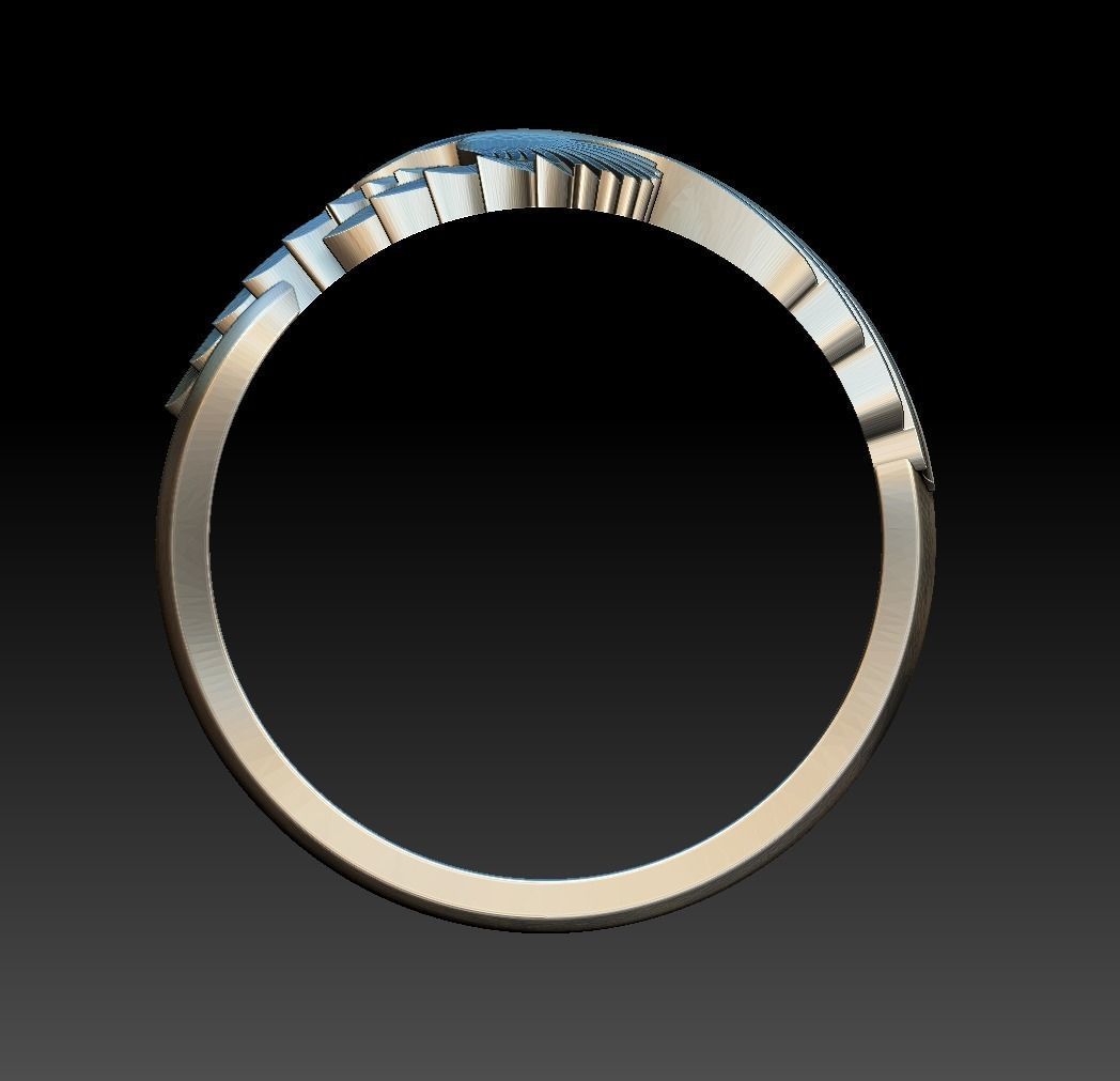 Magpie Ring 3D print model_19