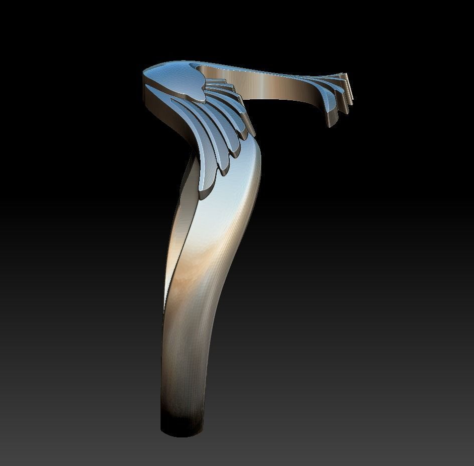 Magpie Ring 3D print model_18