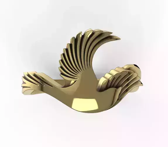 Magpie Ring 3D print model