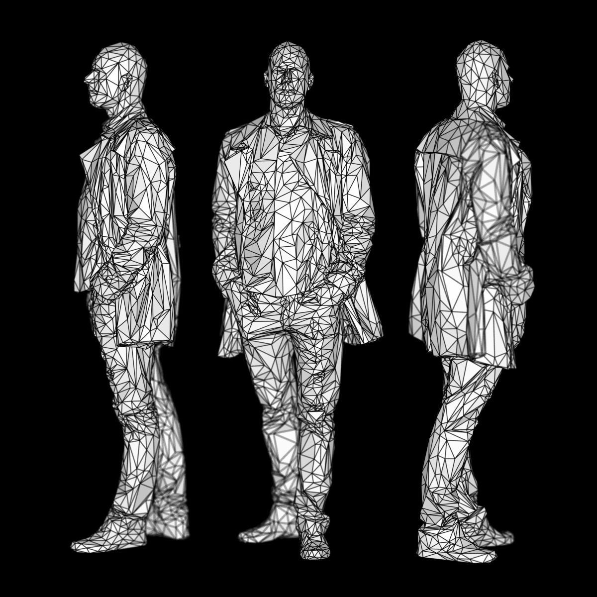 14 Low Poly Male Character Collection Low-poly 3D model_17
