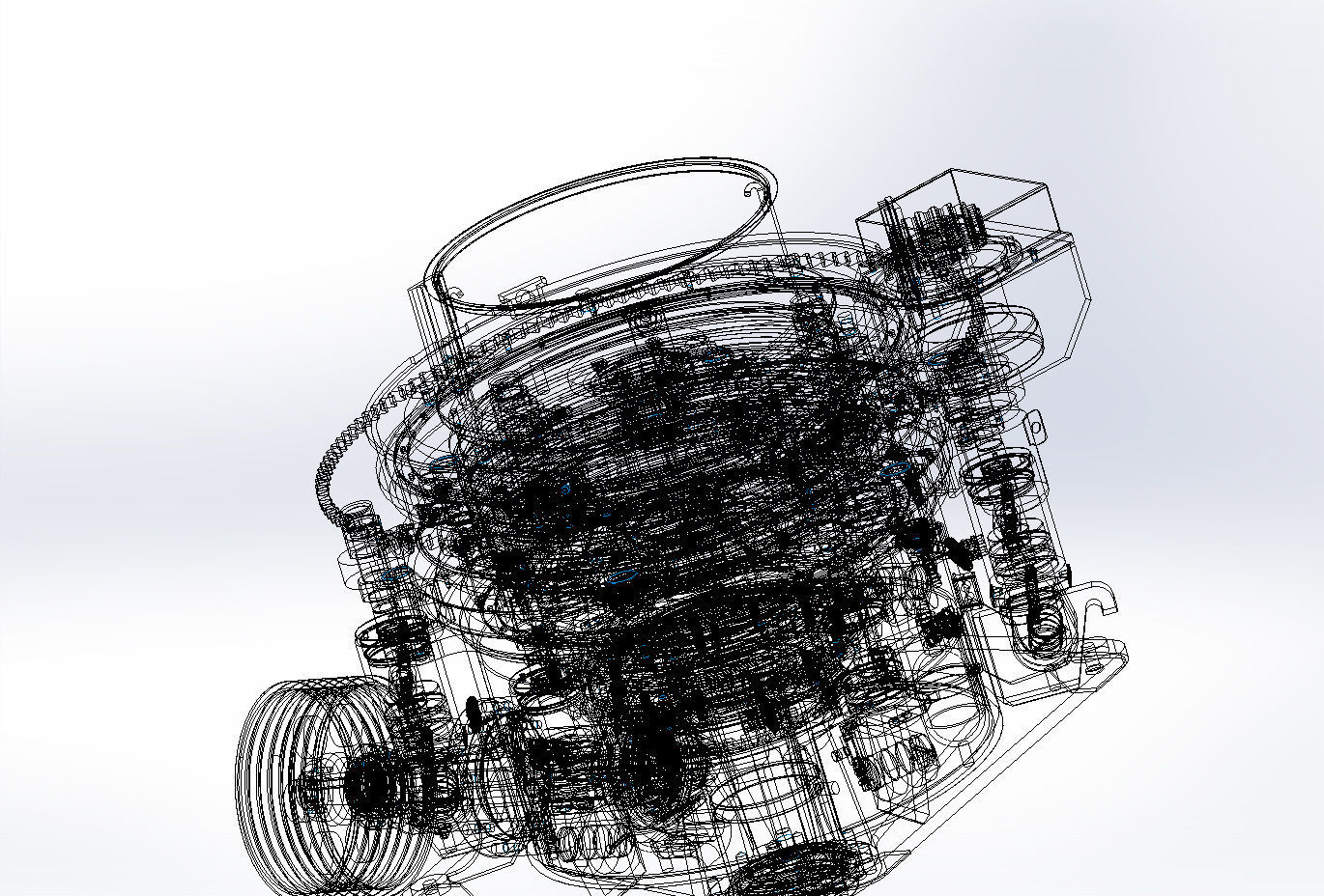 COMPLETE CONIC CRUSHER BODY ALL COMPONENTS 3D model_19