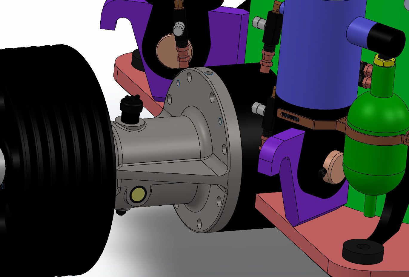 COMPLETE CONIC CRUSHER BODY ALL COMPONENTS 3D model_7