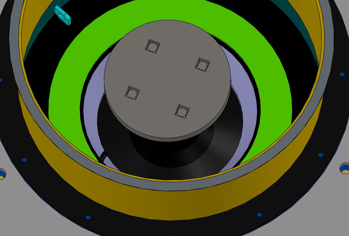 COMPLETE CONIC CRUSHER BODY ALL COMPONENTS 3D model_15