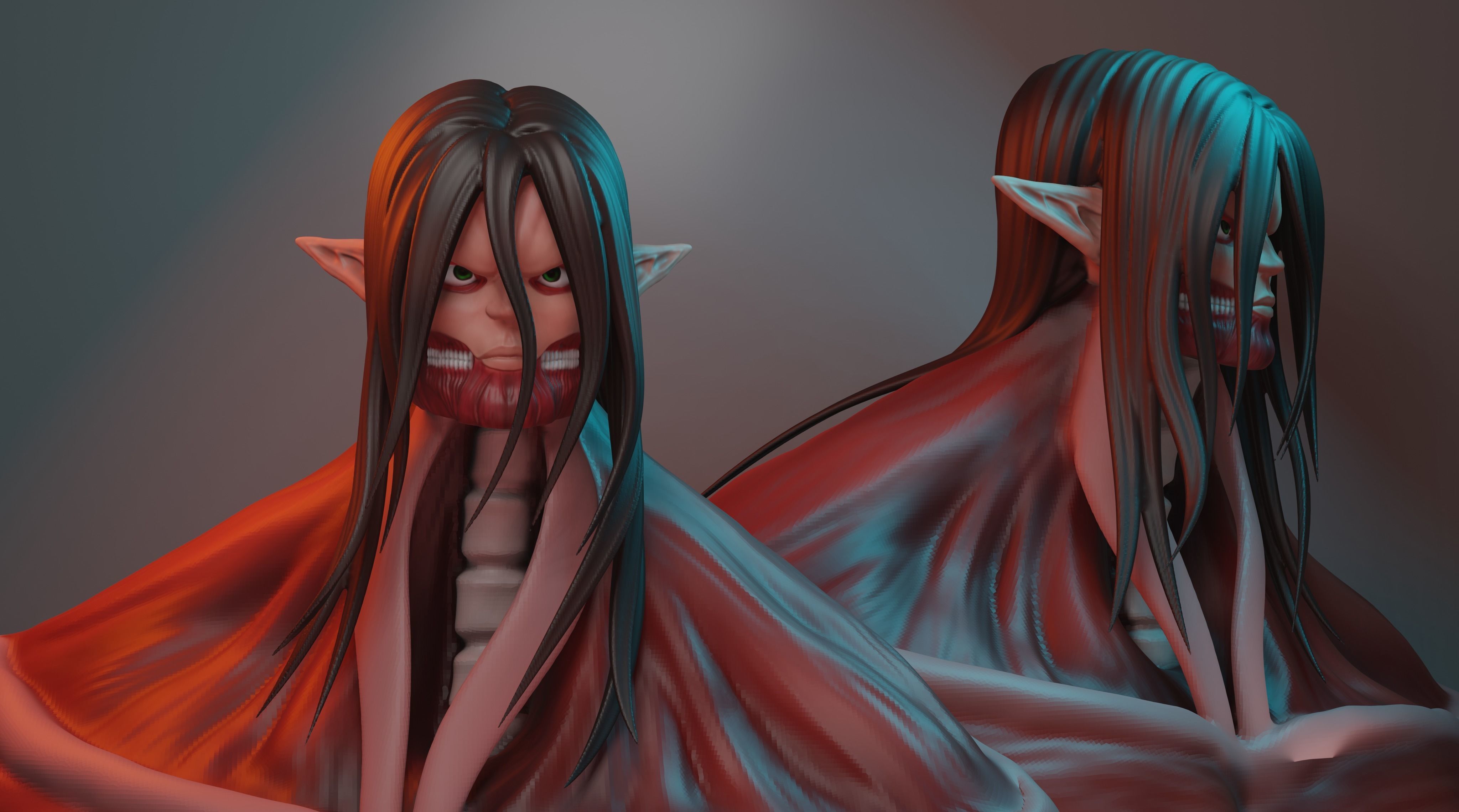 Colossal Eren 3D print model_3