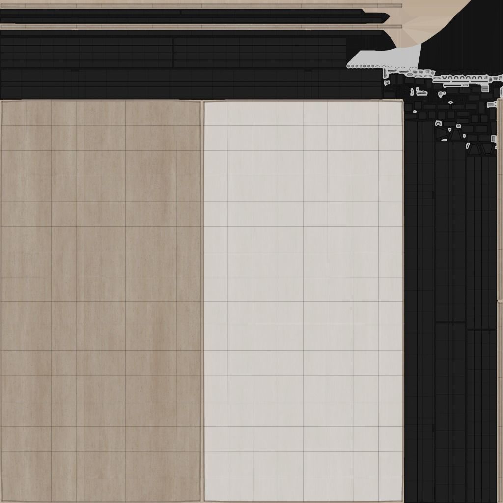 Office Desk 3D model_1