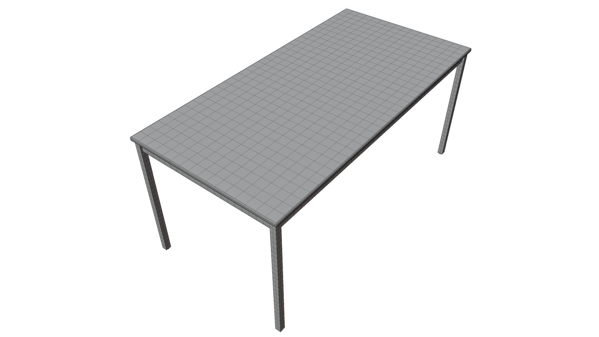 Office Desk 3D model_9
