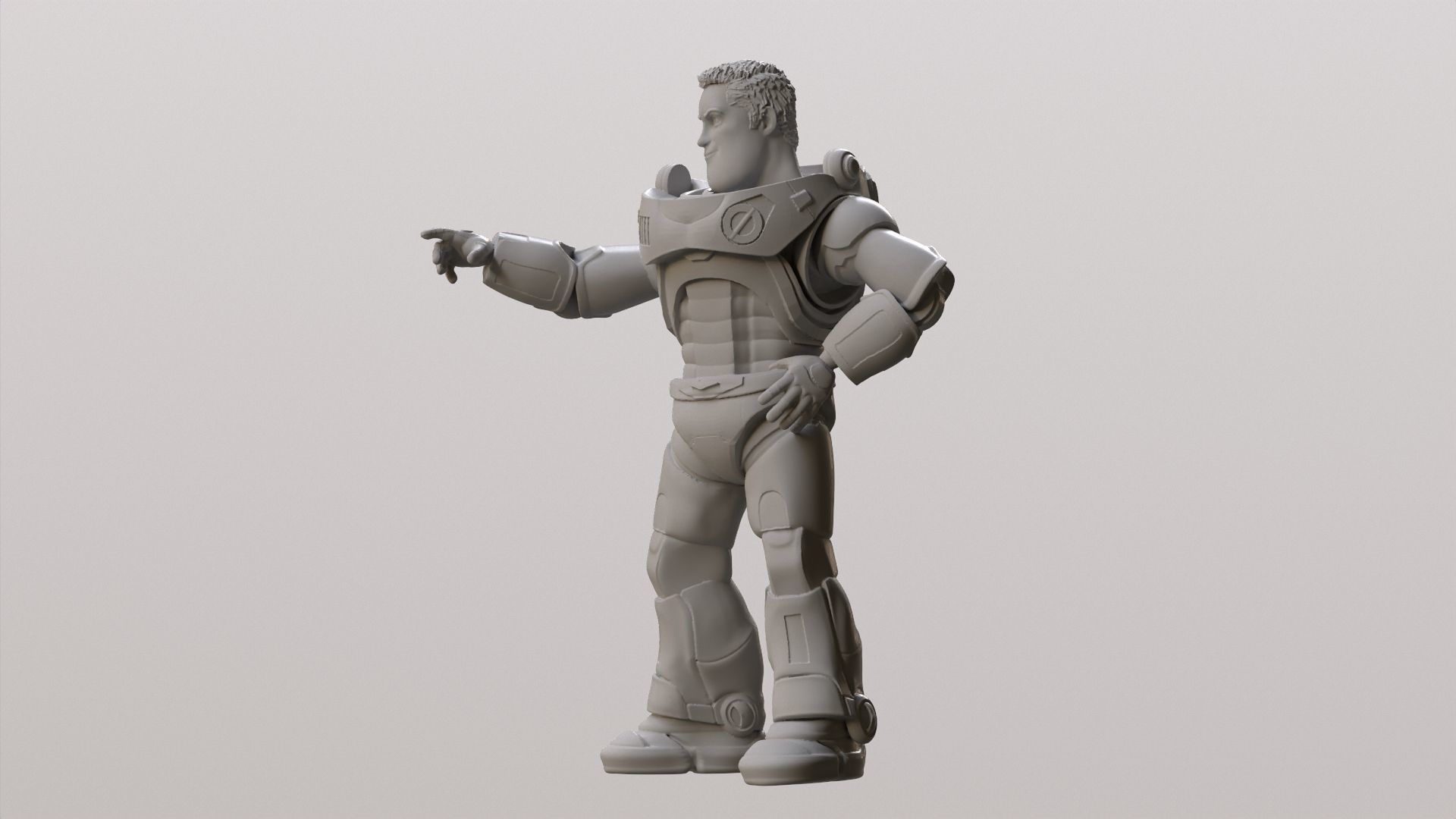 Buzz Lightyear Printable 3D print model_6