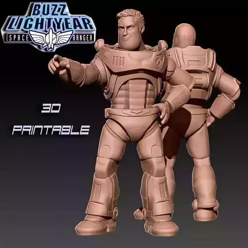 Buzz Lightyear Printable 3D print model