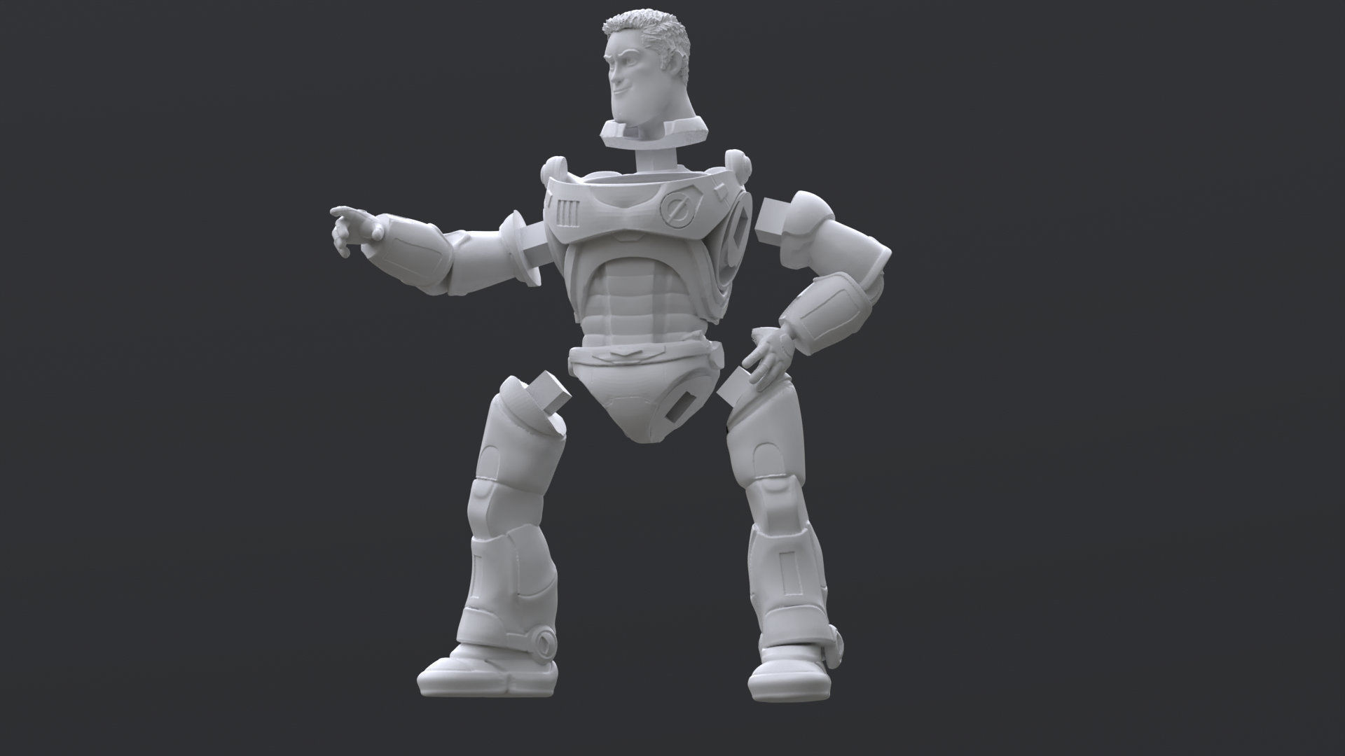 Buzz Lightyear Printable 3D print model_22