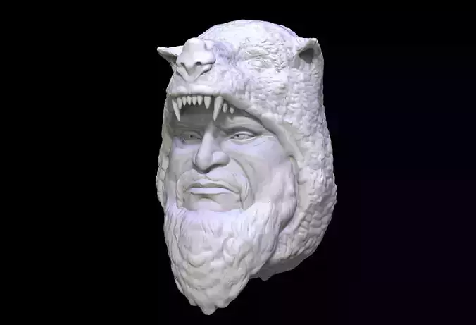 Hunter Head Sculpt 3D print model