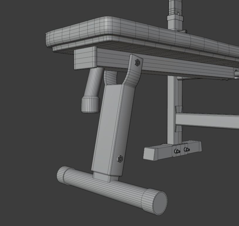 Bench Press 3D model_16