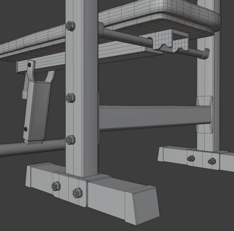 Bench Press 3D model_17