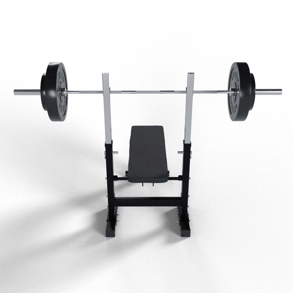 Bench Press 3D model_3