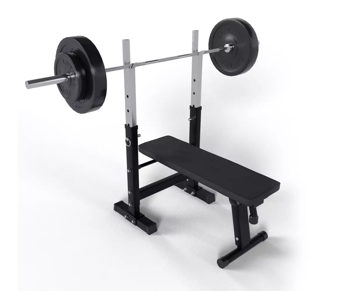 Bench Press 3D model_0