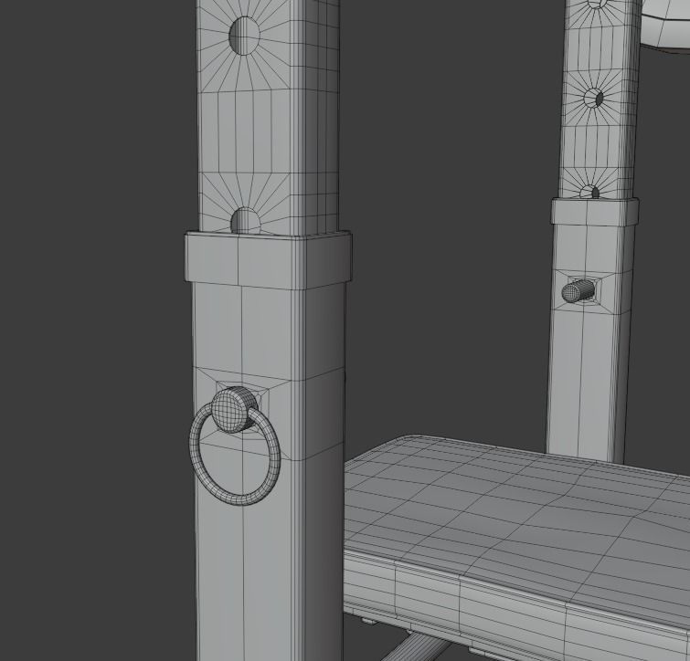 Bench Press 3D model_14