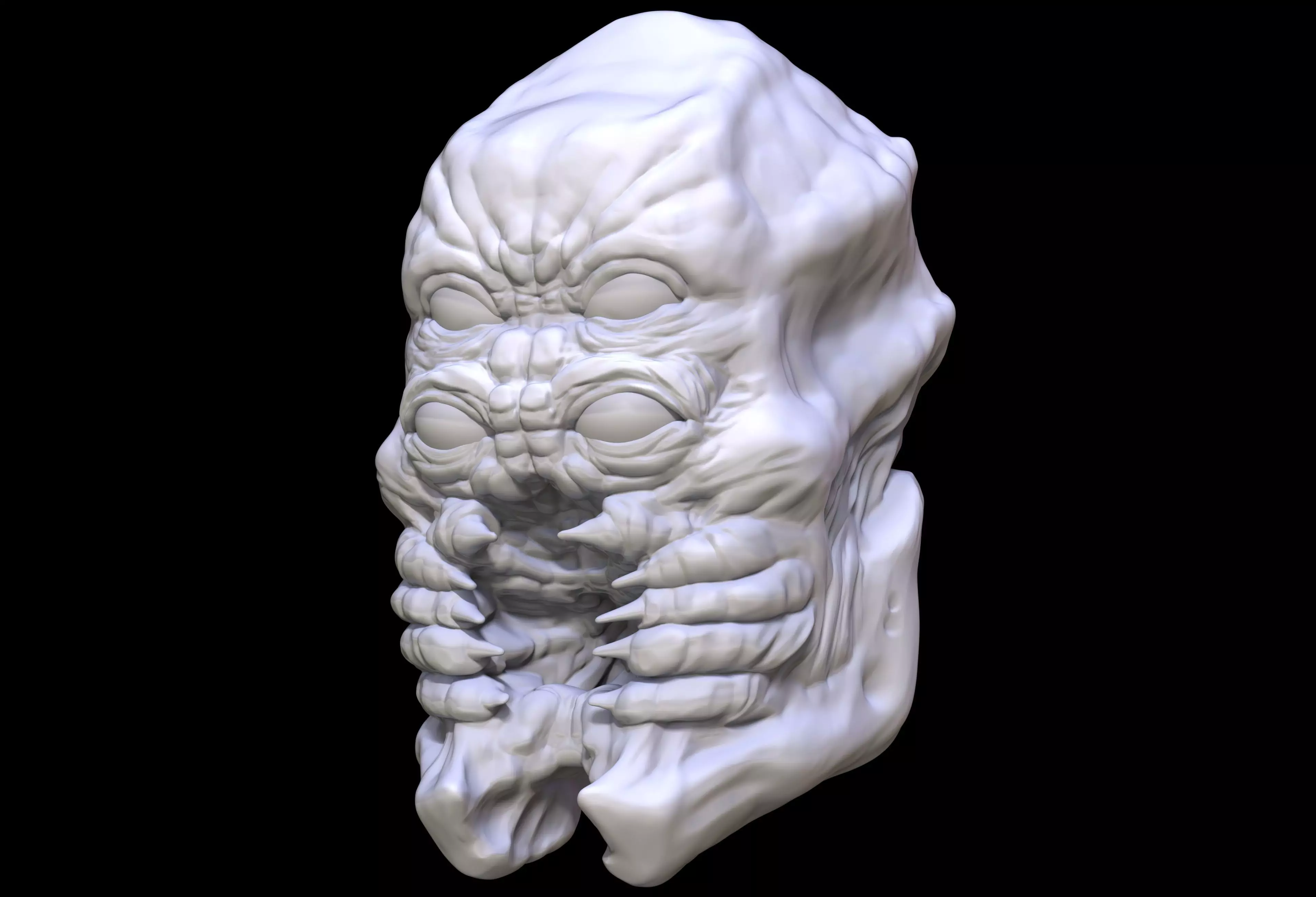 Spiedah Spider monster Head Sculpt 3D print model_0