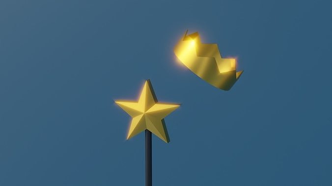 Cosmo and Wanda Free low-poly 3D model