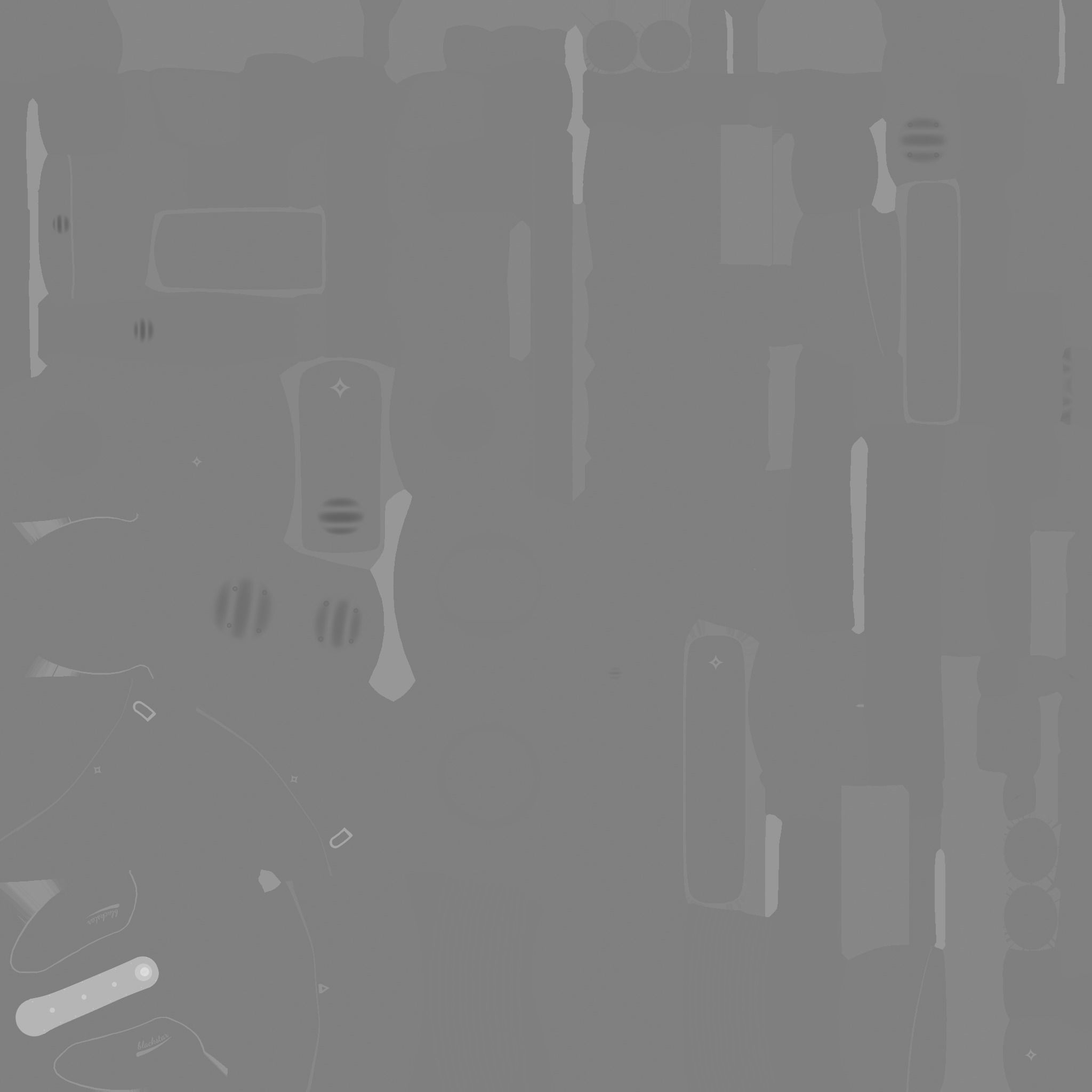 Motorcycle Cartoon B02 Black - Custom Vehicle Design Low-poly 3D model_23