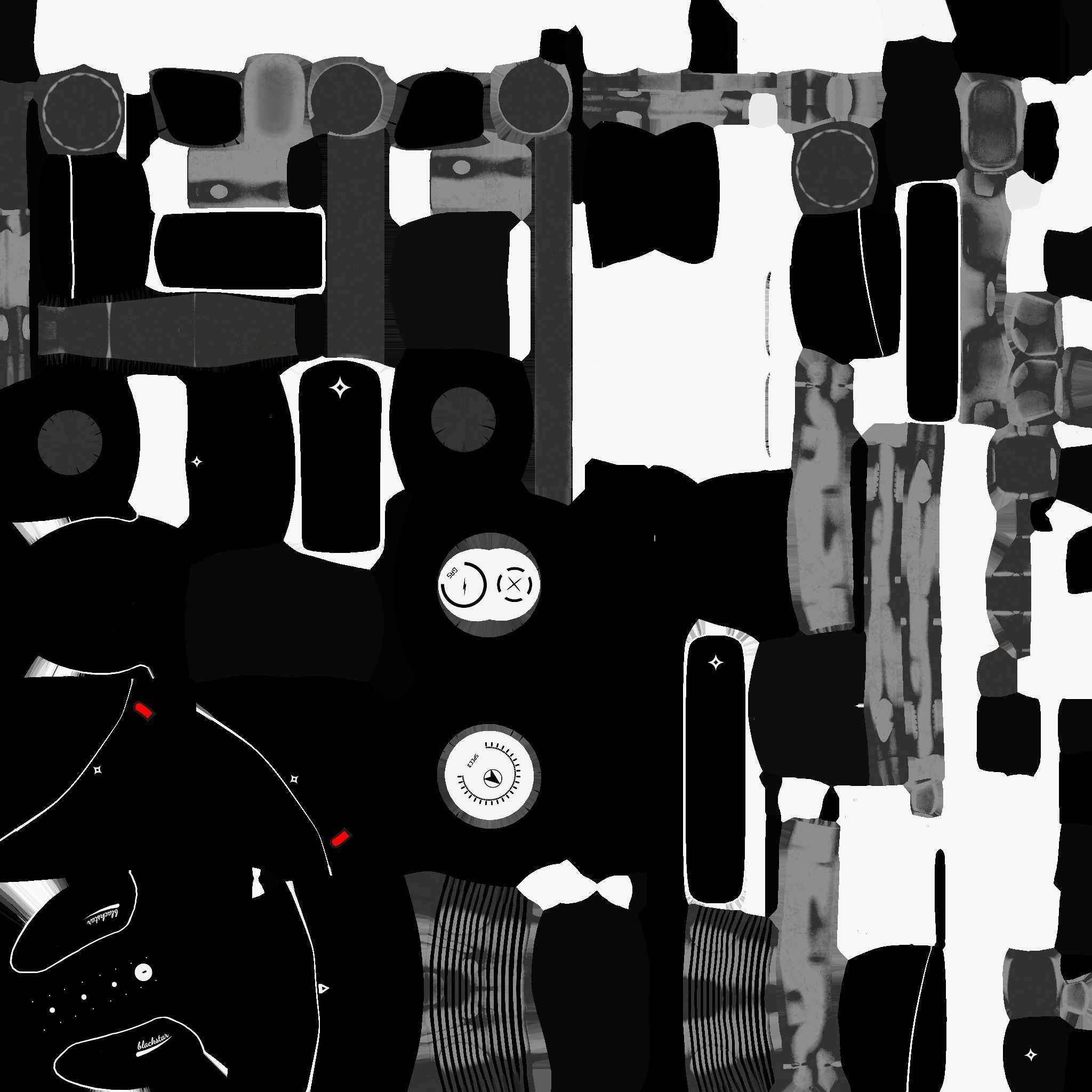 Motorcycle Cartoon B02 Black - Custom Vehicle Design Low-poly 3D model_21