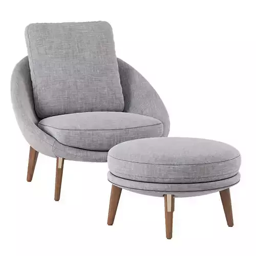 Armchair lido by minotti