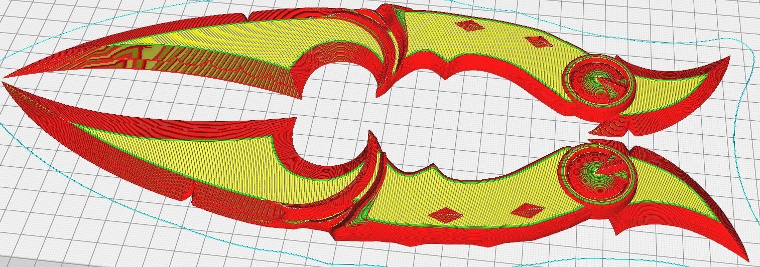 Valorant Ruin Dagger 3D print model_2