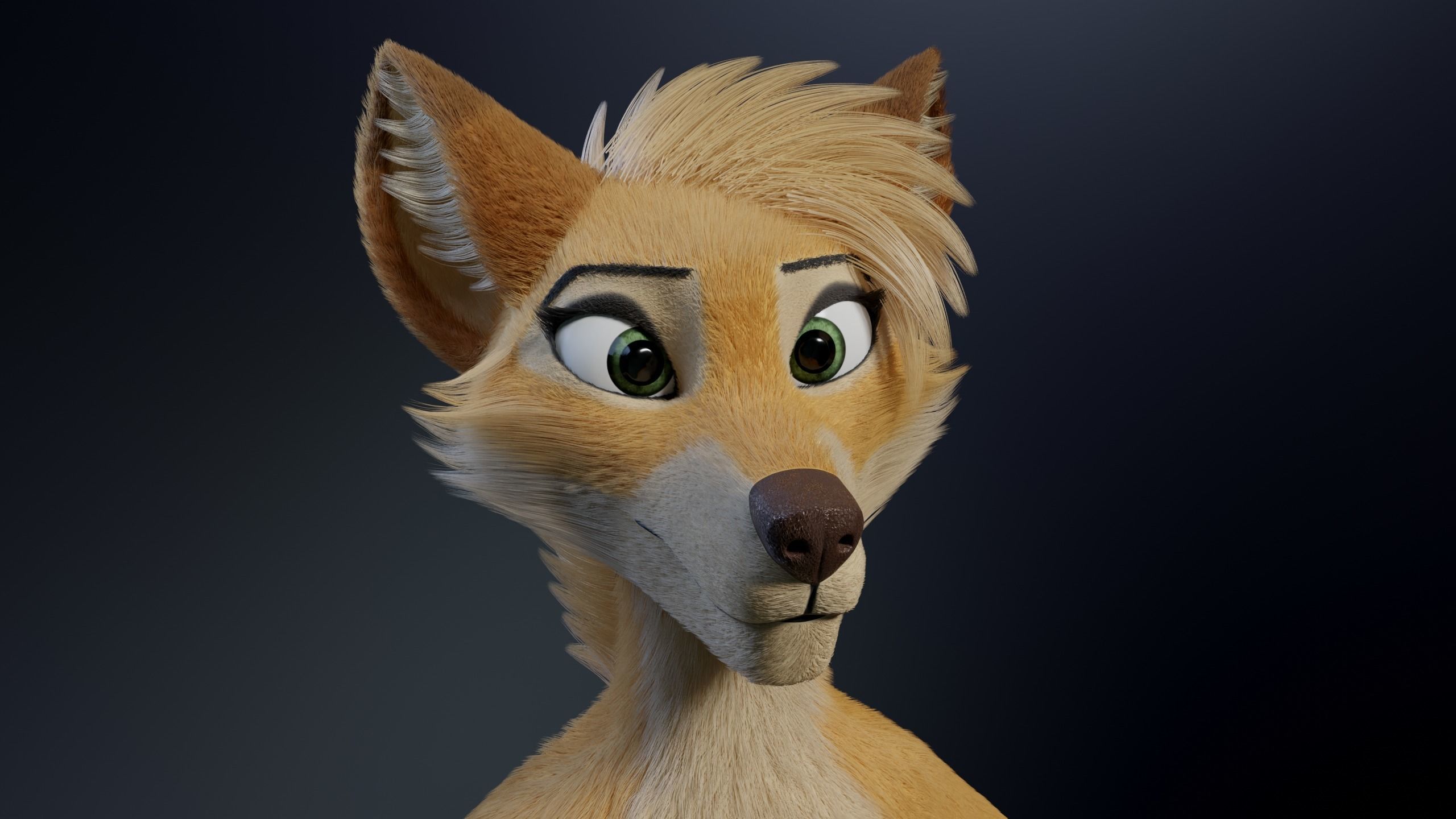 Jully Anthro Fox 3D model_2