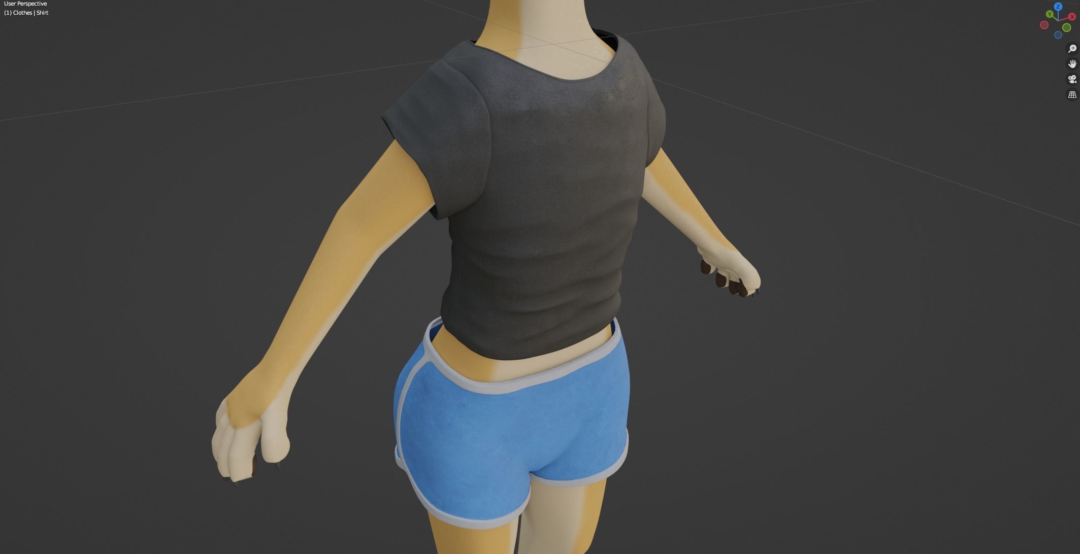 Jully Anthro Fox 3D model_73