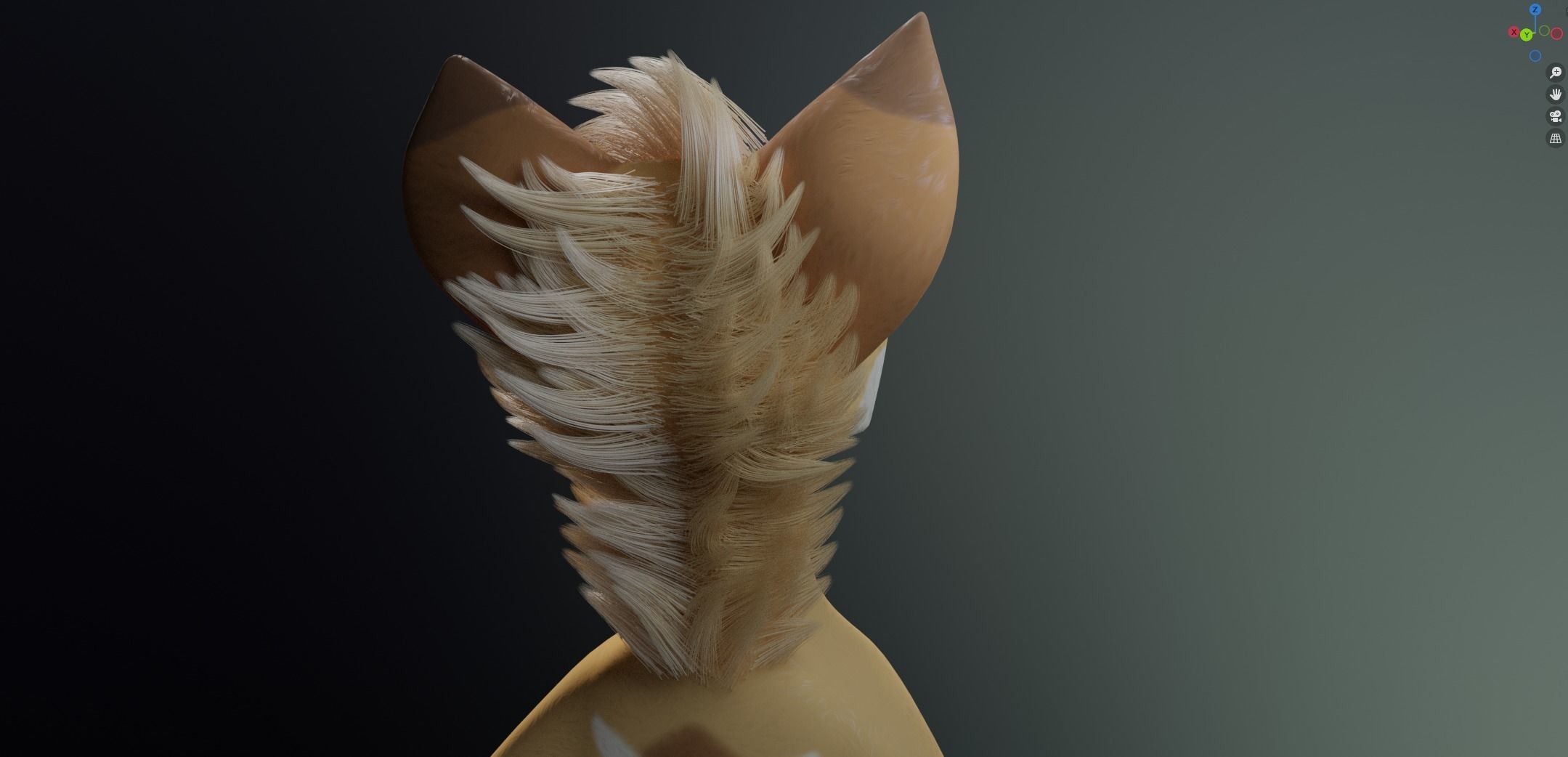 Jully Anthro Fox 3D model_93