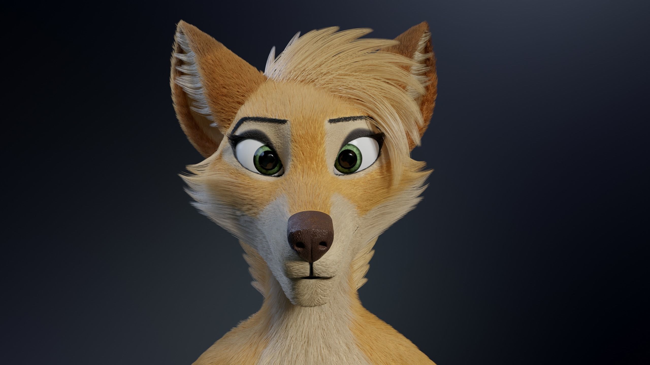 Jully Anthro Fox 3D model_3