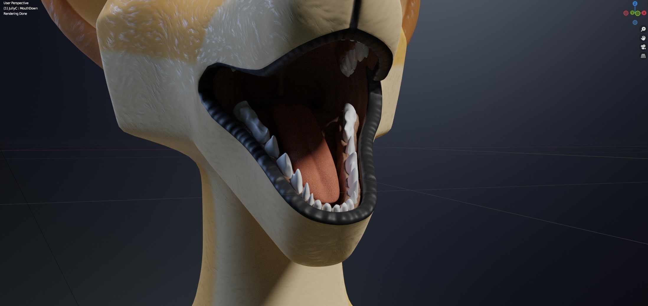 Jully Anthro Fox 3D model_84