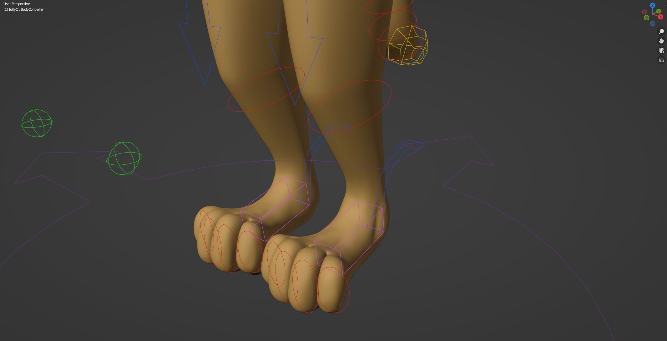 Jully Anthro Fox 3D model_41