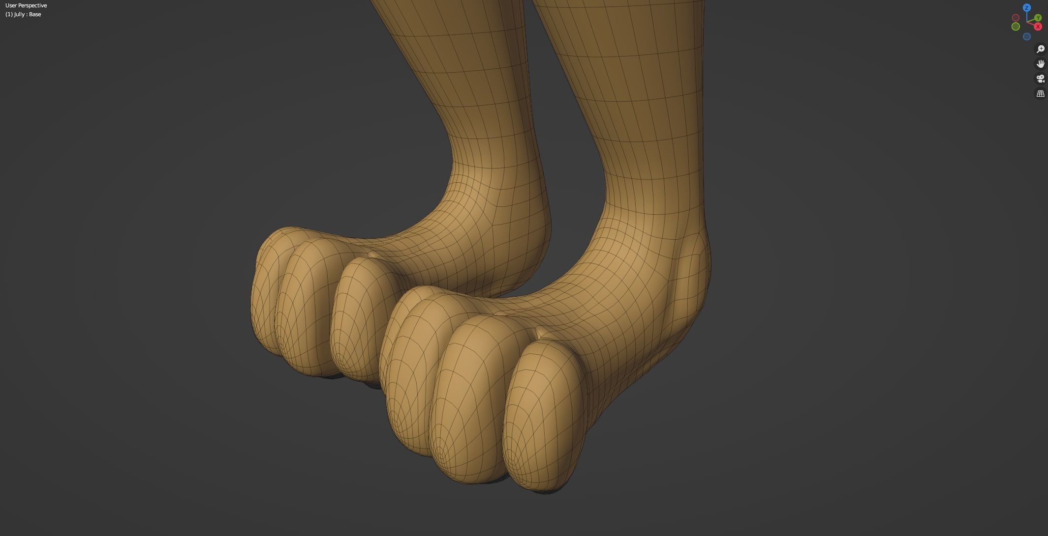 Jully Anthro Fox 3D model_60