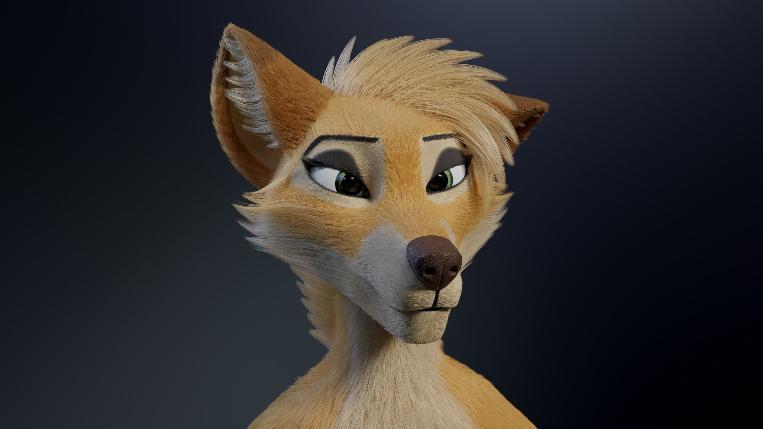Jully Anthro Fox 3D model_33