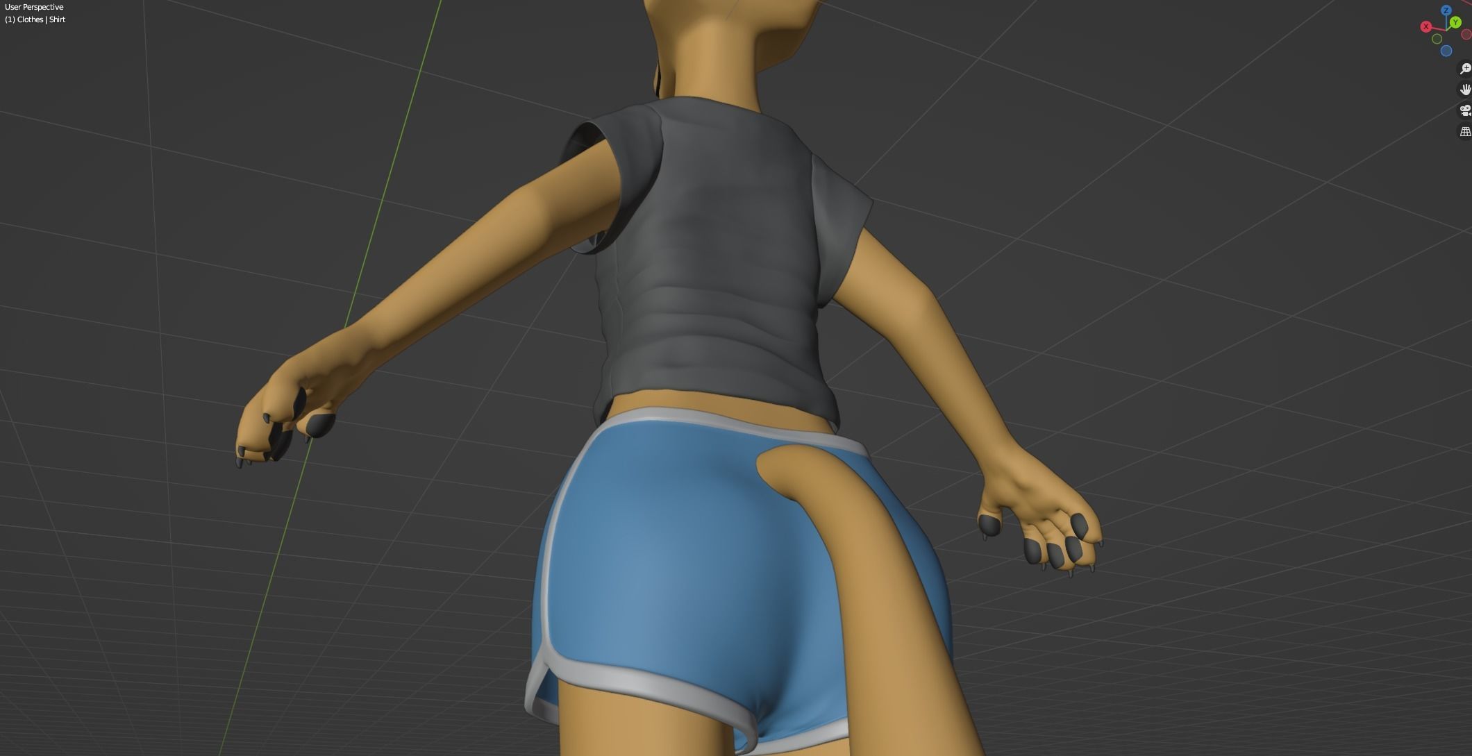 Jully Anthro Fox 3D model_72