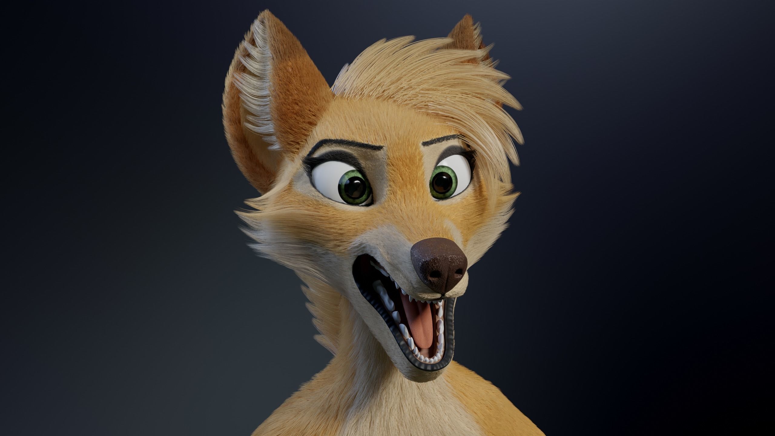 Jully Anthro Fox 3D model_34